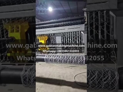 Máquina de caja de gabión de trabajo pesado con doble bloque para alta producción