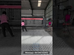 Línea de máquina automática de gabión para una producción rápida y confiable 7000-8000m2/8 horas