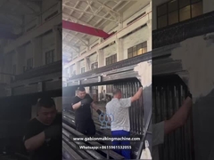 Entrega de máquina de malla de gaviones con servomotor de alta velocidad a la India