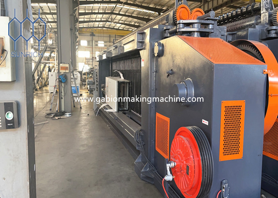 comprar Máquina de malla de gabión controlada por servomotor con longitud de giro de gabión ajustable Fabricación en línea