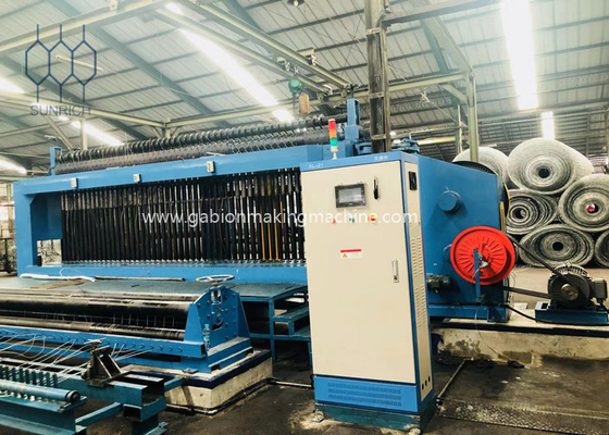 comprar Máquina de caja de gabión de 30 kW para tejer alambre de acero de hierro de 4.0 mm Fabricación en línea