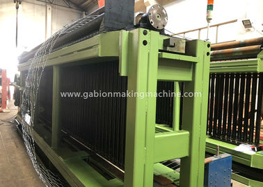 comprar Tienda un puente sobre la máquina doble 22kw cubierto PVC de Gabion de la torsión para los 80x100MM con tamaño de malla Fabricación en línea
