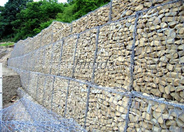comprar Jaula con poco carbono galvanizada de la malla de Gabion del alambre de acero de la inmersión caliente de la caja de Gabion de la prueba del moho Fabricación en línea