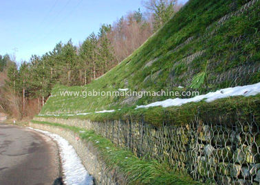 comprar El PVC hexagonal cubrió las cajas de Gabion del alambre, protección reforzada del puente del palique Fabricación en línea