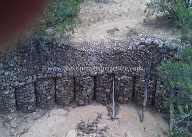 comprar La malla de alambre hexagonal sumergida caliente/PVC cubrió las cestas de Gabion del alambre para refuerza la tela Fabricación en línea