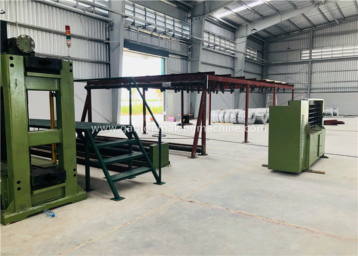 Fully Automatic Wire Coiling Machine , Double Twist Gabion Machine PLC Control