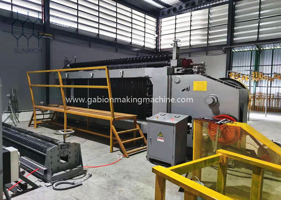 Máquina confiable de malla de gabión de tamaño 110x130mm para proyectos de construcción