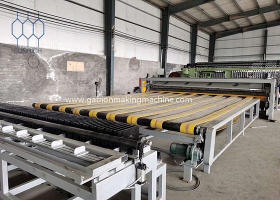 2.7-4.0mm Galvanizado o revestido de PVC alambre Gabion máquina de fabricación Gabion máquina 30kW