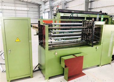 La máquina verde tres de la caja de Gabion tuerce el alambre de cercado de alta velocidad que hace la máquina