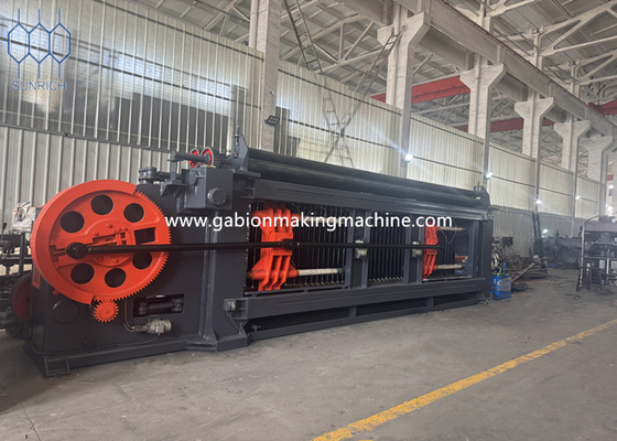 380V / 50HZ Potencia de acero galvanizado Gabion caja de alambre máquina 15-20m/min Velocidad de producción