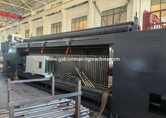 Línea de producción automática de malla de gabión caja de gabión 30-50m / min Alta producción operación sin problemas