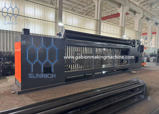 Máquina de malla de gabión galvanizado de 30kw con motor para la producción de malla de alambre galvanizado