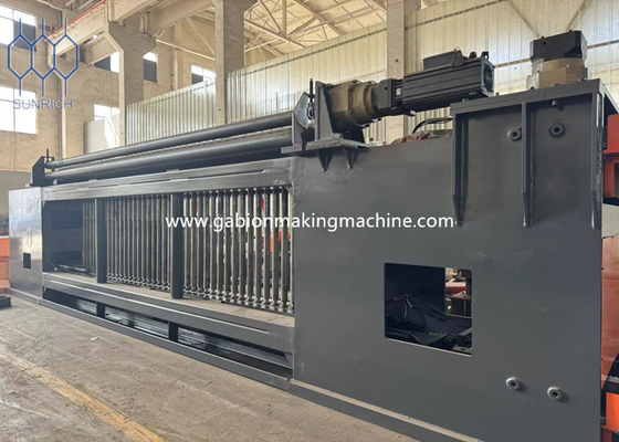 Máquina de malla de gabión de doble giro con tejido de alta velocidad para una producción más rápida