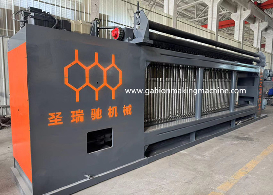 SRC-100-2 Línea de producción de malla de gaviones totalmente automatizada, ancho de tejido 4500 mm