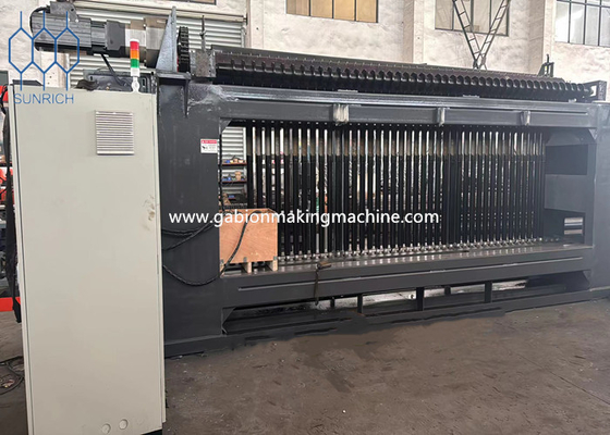 Línea de producción de malla de gaviones totalmente automática para estabilización de taludes a gran escala y control de la erosión