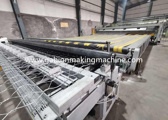 Torsión envuelta automática del doble de la embaladora del borde de la máquina de Gabion del borde del sistema de control del PLC