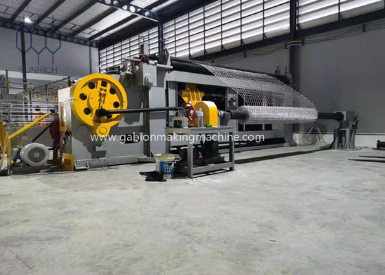 Máquina de la fabricación de cajas de la velocidad 225 M/H Gabion para 110x136m m Mesh Size