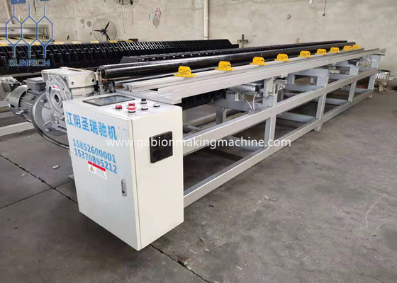 Control de motor servo con la embaladora del borde de caja del PLC Gabion para la torsión doble